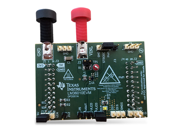 德州仪器 LM36010EVM 1 LED闪存驱动器评估模块