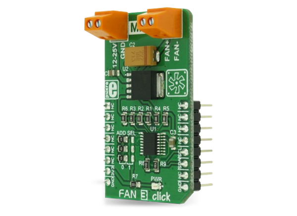 Mikroe MIKROE-2841 Fan 3 click板