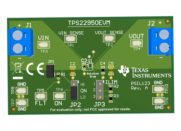 德州仪器 TPS22950EVM评估模块