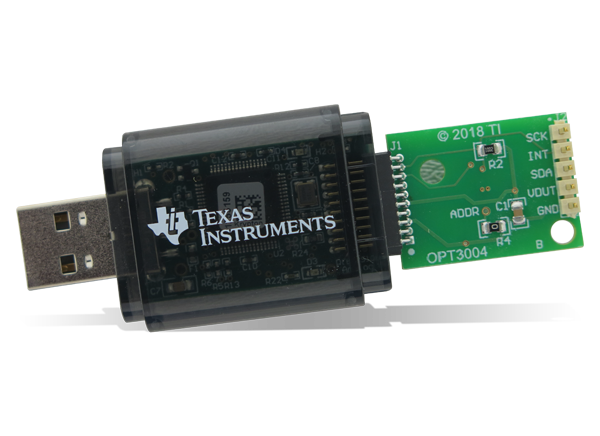 德州仪器 OPT3004 ALS评估模块 (EVM)