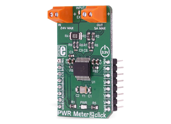 Mikroe MIKROE-3150 PWR Meter 2 click板