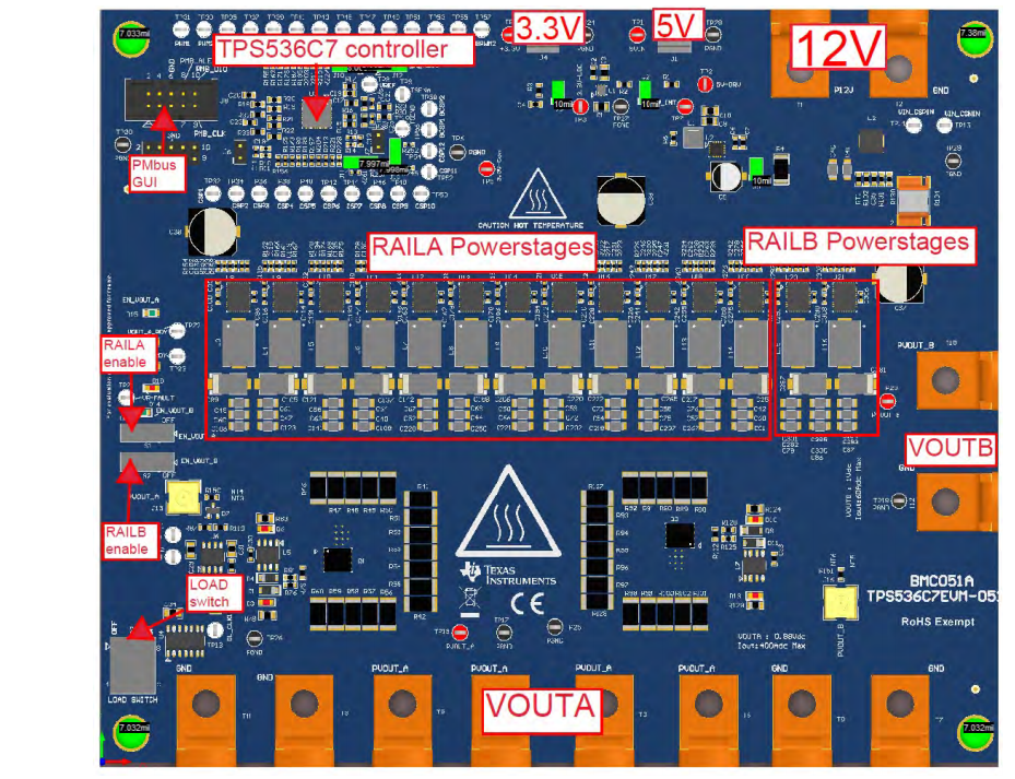 德州仪器 TPS536C7EVM-051评估模块 德州仪器 TPS536C7EVM-051评估模块