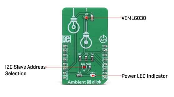 Mikroe MIKROE-3320 Ambient 5 Click板