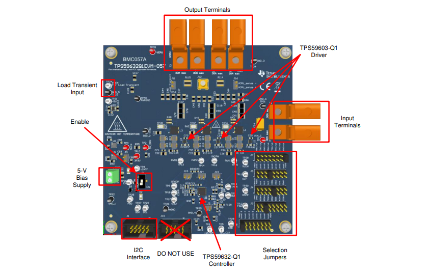 德州仪器 TPS59632Q1EVM-057评估模块 德州仪器 TPS59632Q1EVM-057评估模块