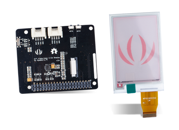 Seeed Studio 用于树莓派的2.7英寸三色电子墨水显示器