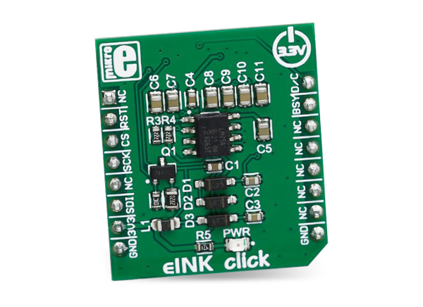 Mikroe MIKROE-3683 eINK点击而不发送