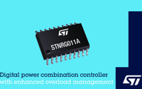 意法半导体推出强化数字电源二合一控制器