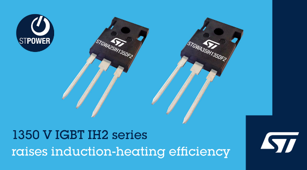 ST意法半导体1350V新系列IGBT晶体管提高耐变性和能效 ST意法半导体1350V新系列IGBT晶体管提高耐变性和能效