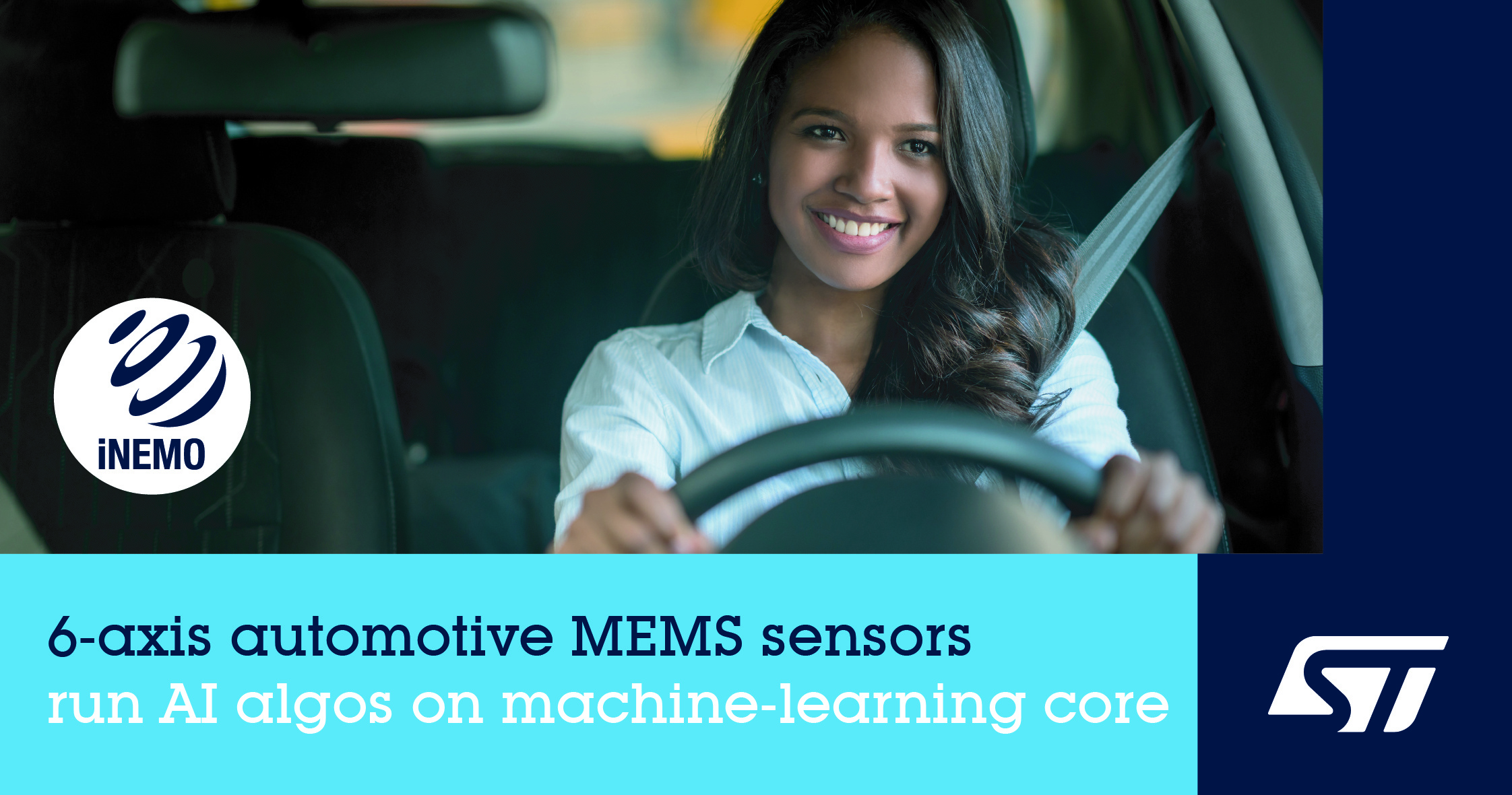 意法半导体首发含机器学习内核的车规级惯性测量单元 意法半导体首发含机器学习内核的车规级惯性测量单元