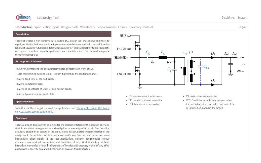 英飞凌Infineon推出简单易用的 LCC 设计工具